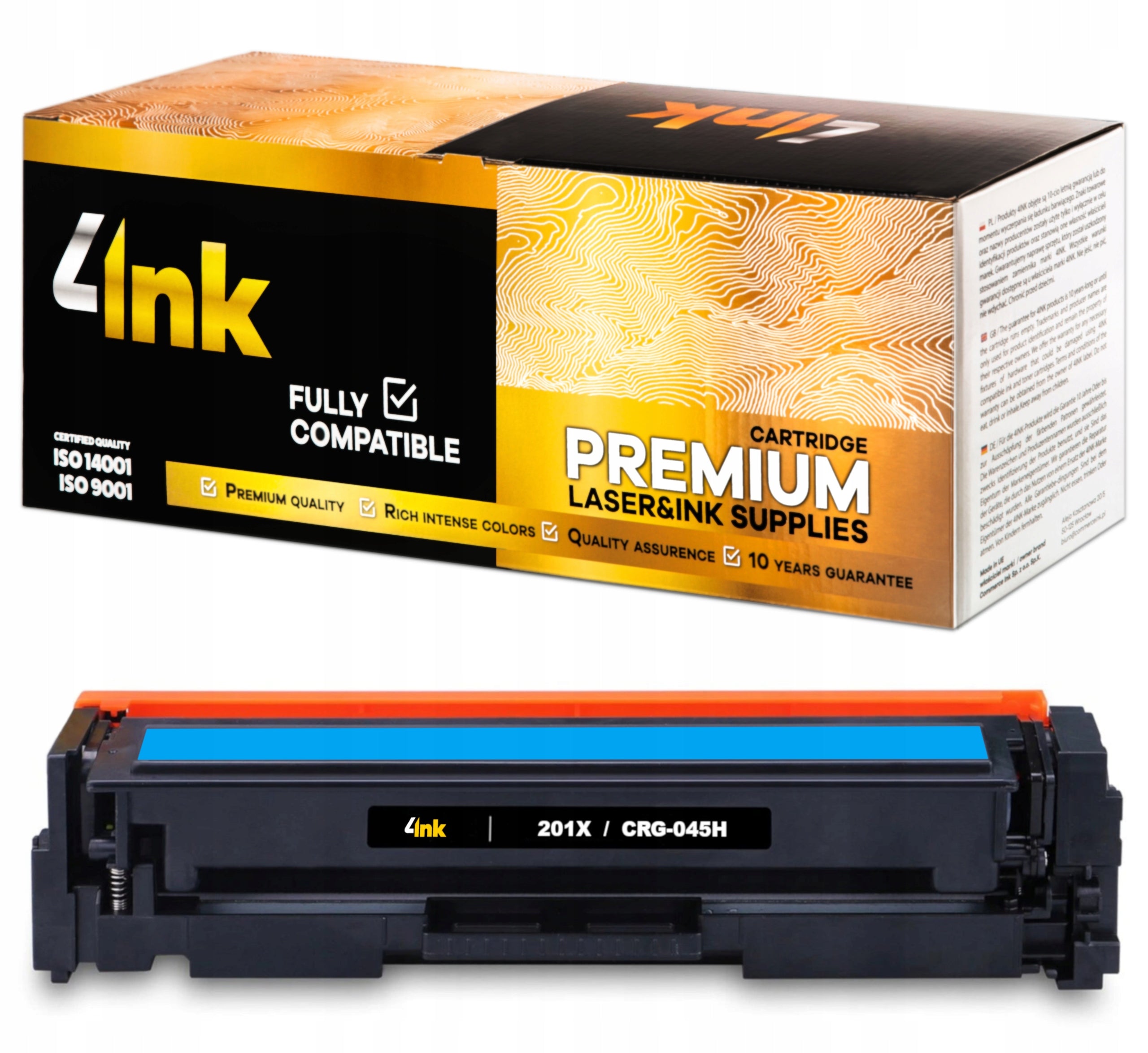 4x TONER CF400X XL FOR HP COLOR LASERJET PRO M252dw M274dn M277dw PRINTER Manufacturer 4INK