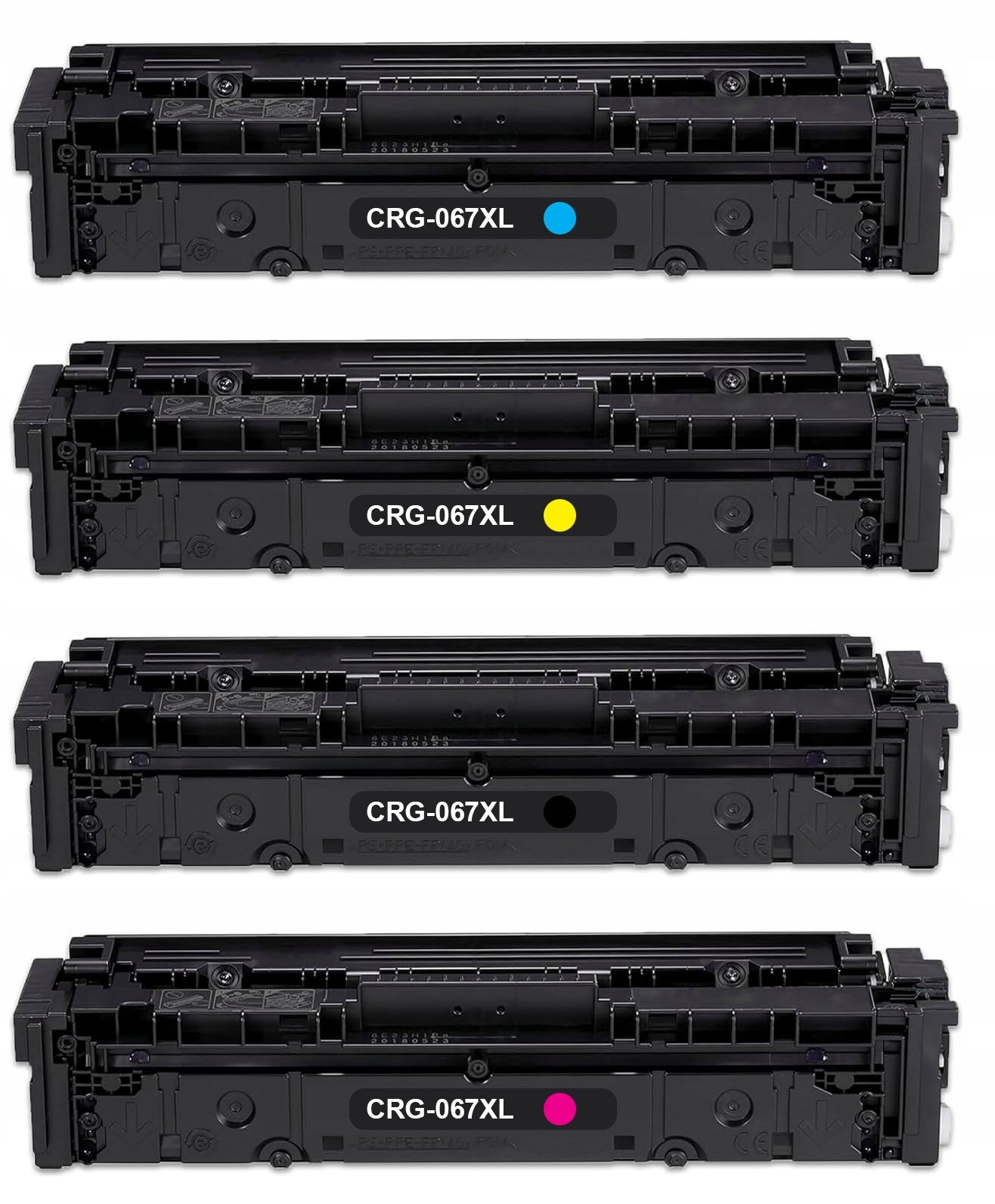4x TONER CRG-067 XL TO CANON MF657Cdw MF655Cw MF655Cdw MF651Cw CRG-067H Packaging status original