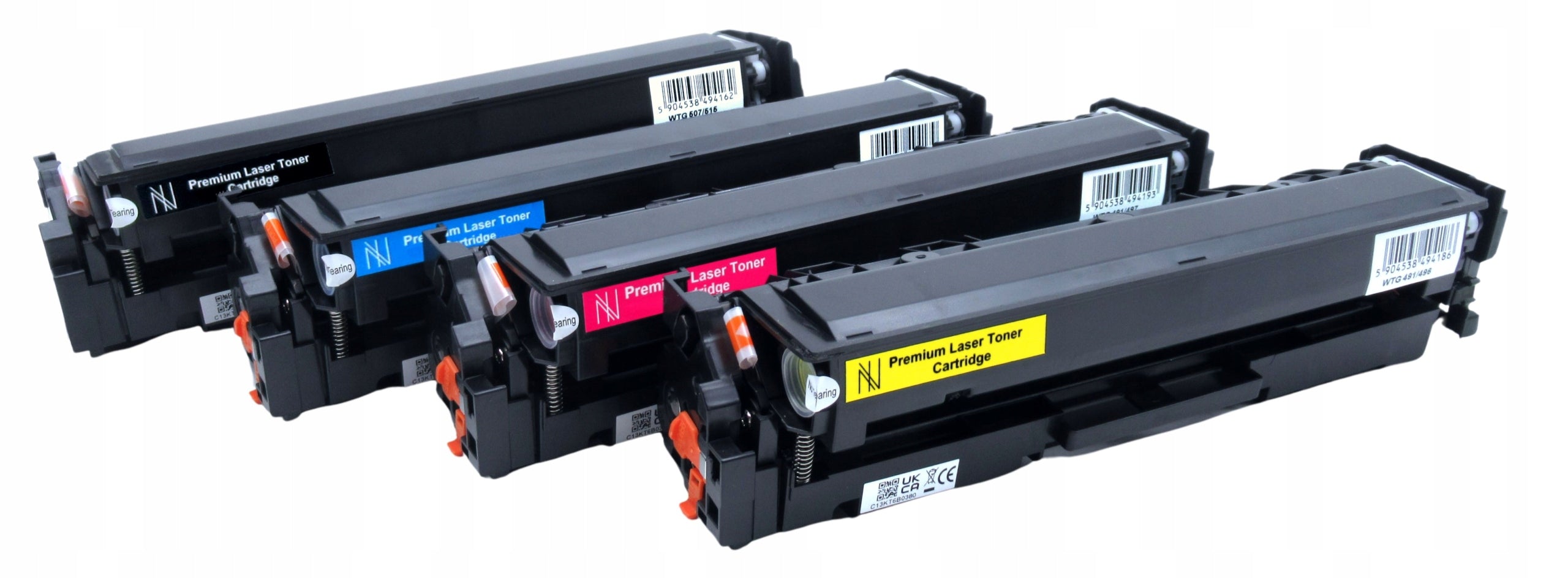 4x TONER FOR HP COLOR LASERJET PRO 3302sdw 3202dn REPLACEMENT W2190X-93X Packaging status original