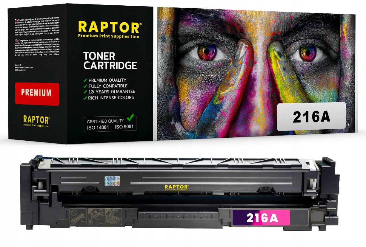 4x TONER FOR HP LASERJET M182n M182nw M183fw M155nw Manufacturer code HP-W2410123-1-RAPTOR