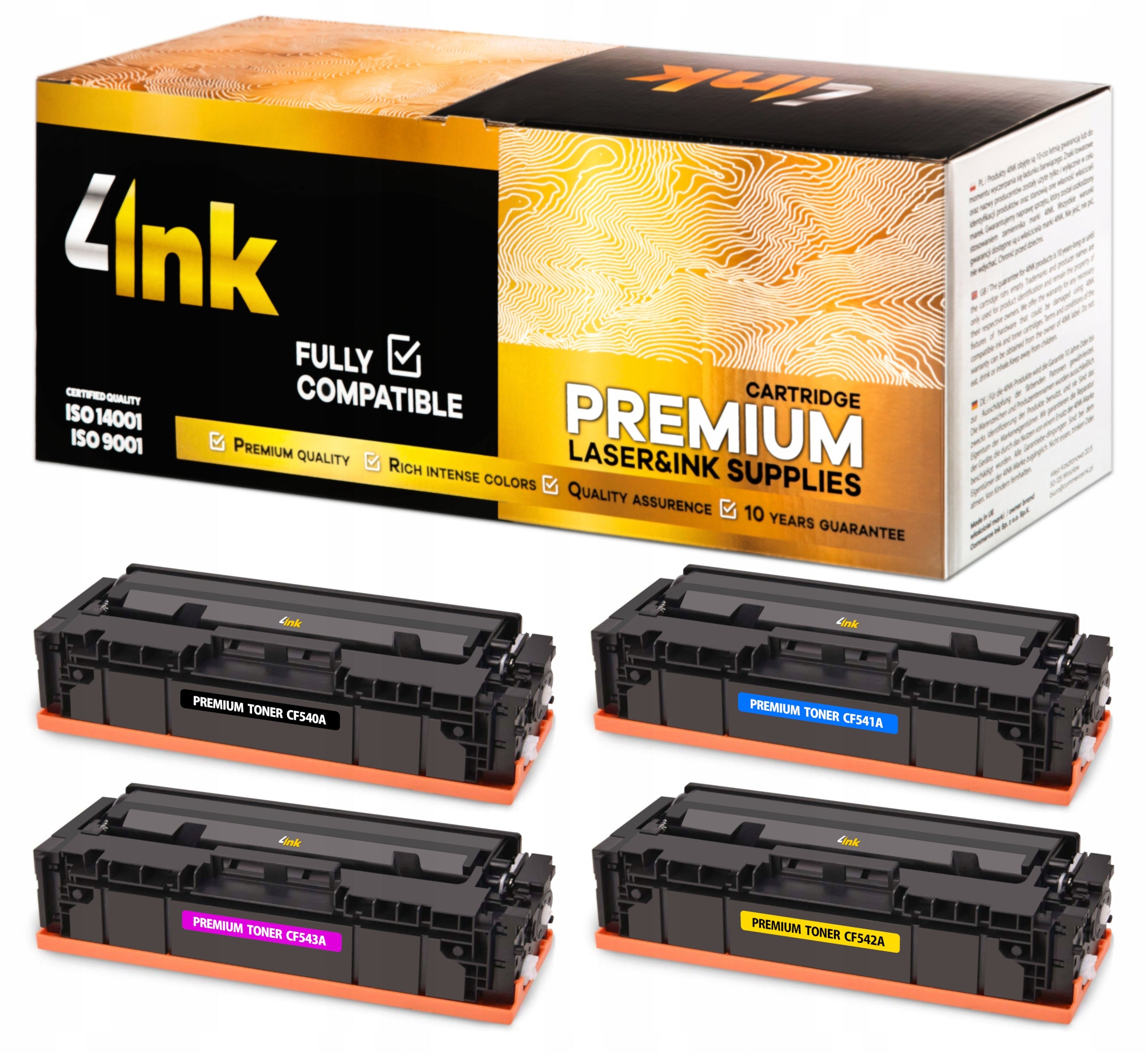4x TONER FOR HP LASERJET M254dw MFP M281cdw M281fdw