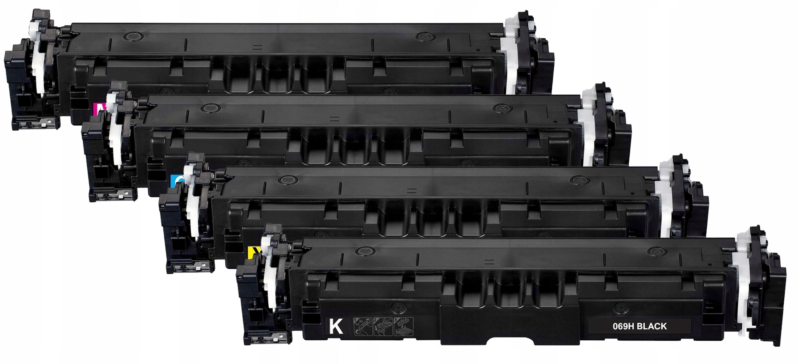 4x TONER REPLACEMENT CRG-069H WITH CHIP FOR CANON MF752Cdw MF754Cdw LBP673Cdw Packaging status original