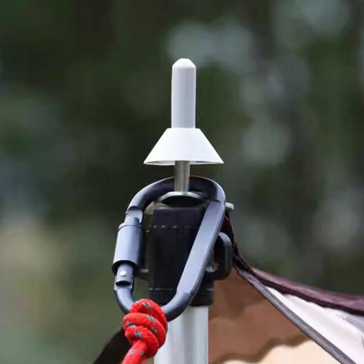 4x Tent Pole Lightningproof Caps Insulating Anti Thunder Protection Cover Packaging status original