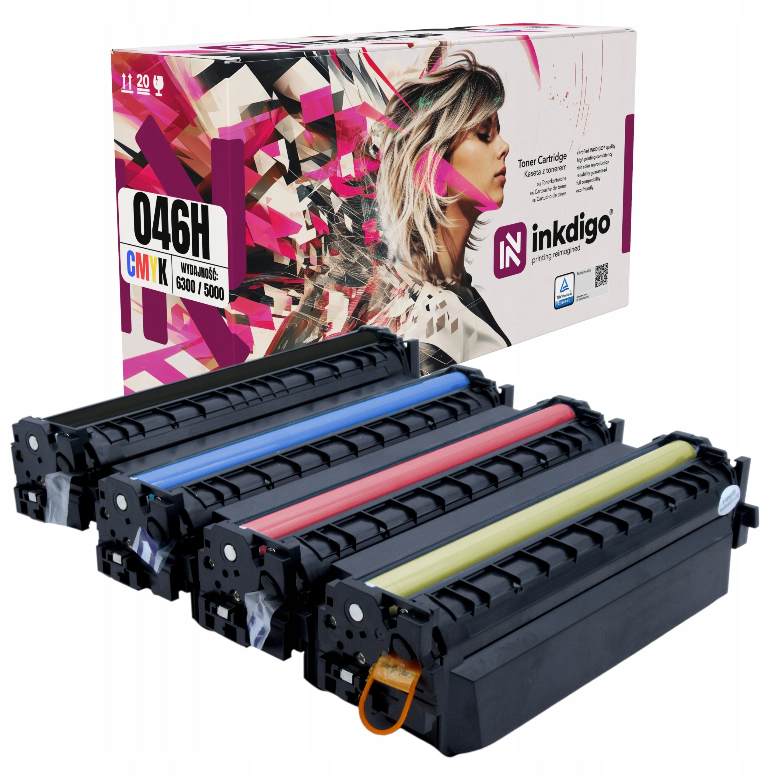 4x Toner CRG-046H replacement 1254C002 for CANON I-Sensys LBP653 654 MF731 735