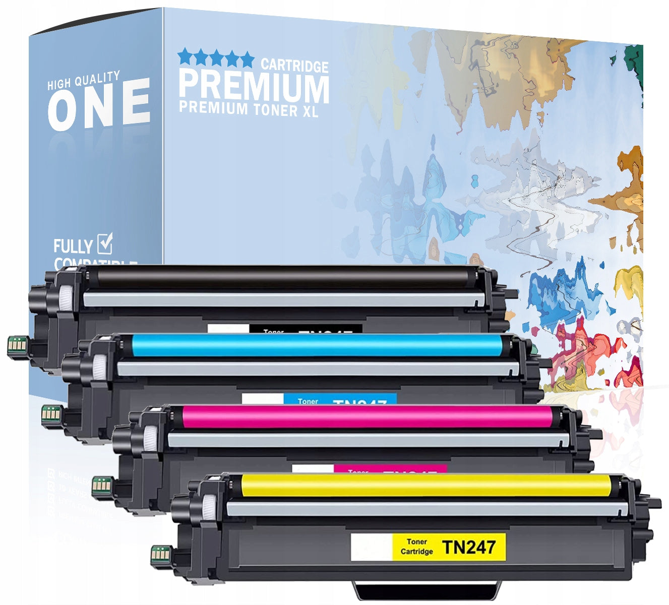 4x Toner Cartridge for Brother TN-247 DCP-L3510CDW HL-L3270