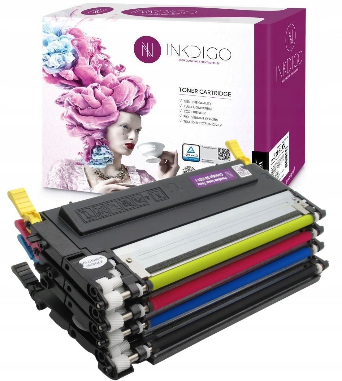 4x Toner cartridge for SAMSUNG CLP-325W CLX-3185 CLX-3185FN toner cartridge for samsung clp 320