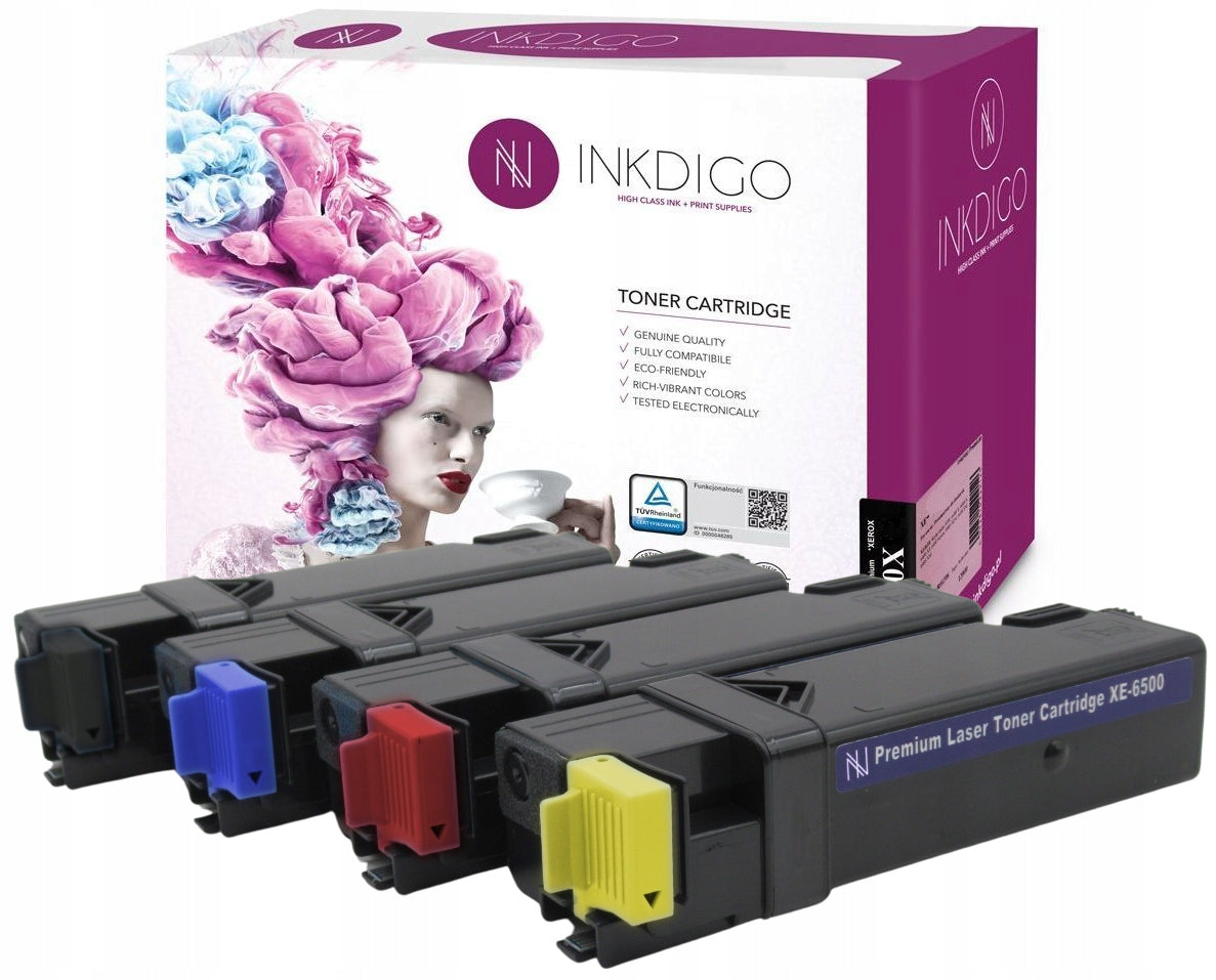 4x Toner cartridge for XEROX Workcentre 6505 Phaser 6500