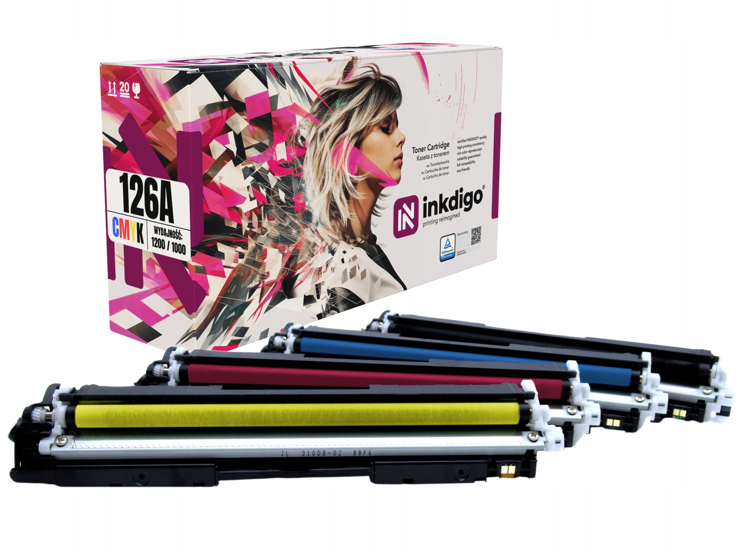4x Toner for CE310A COLOR LaserJet CP1025 CP1025nw TONER for HP CP1025