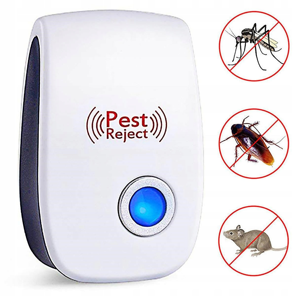 4x Ultrasonic Pest Repellent, for Mice, Cockroaches, Spiders Manufacturer code 6942146705590