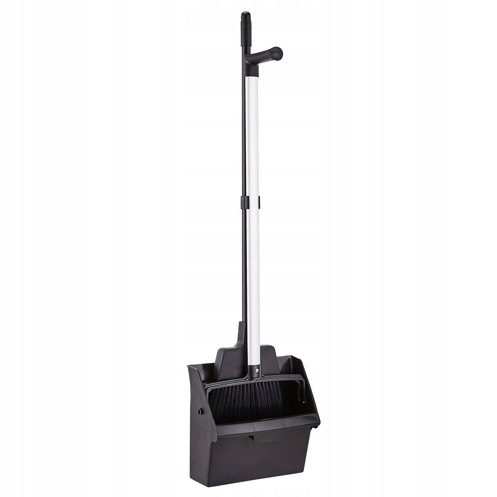 4x Upright Dustpan Broom Set Multifunction Floor Sweeping Sweeping Broom Brand no brand
