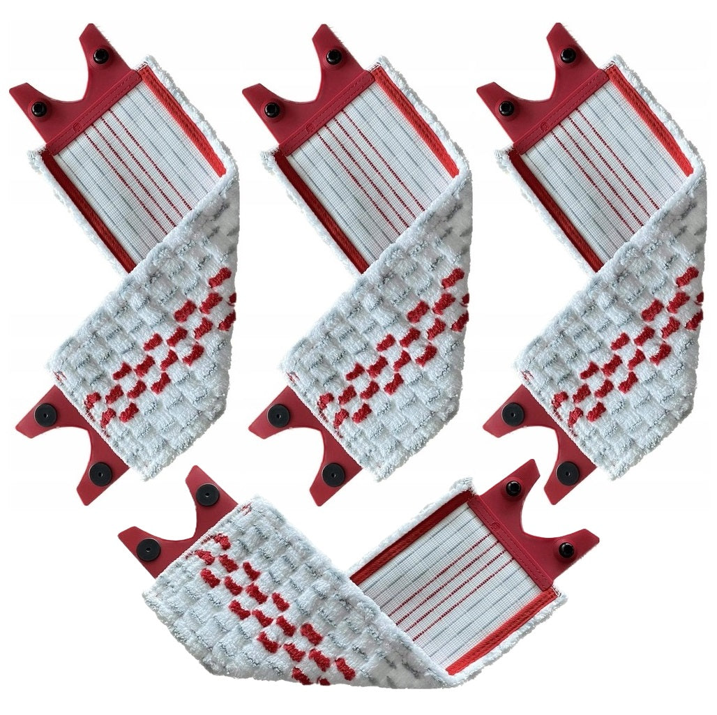 4x VILEDA MOP CARTRIDGES 4 PIECES ULTRAMAX FLAT MOP OVERLAY TIPS Brand no brand