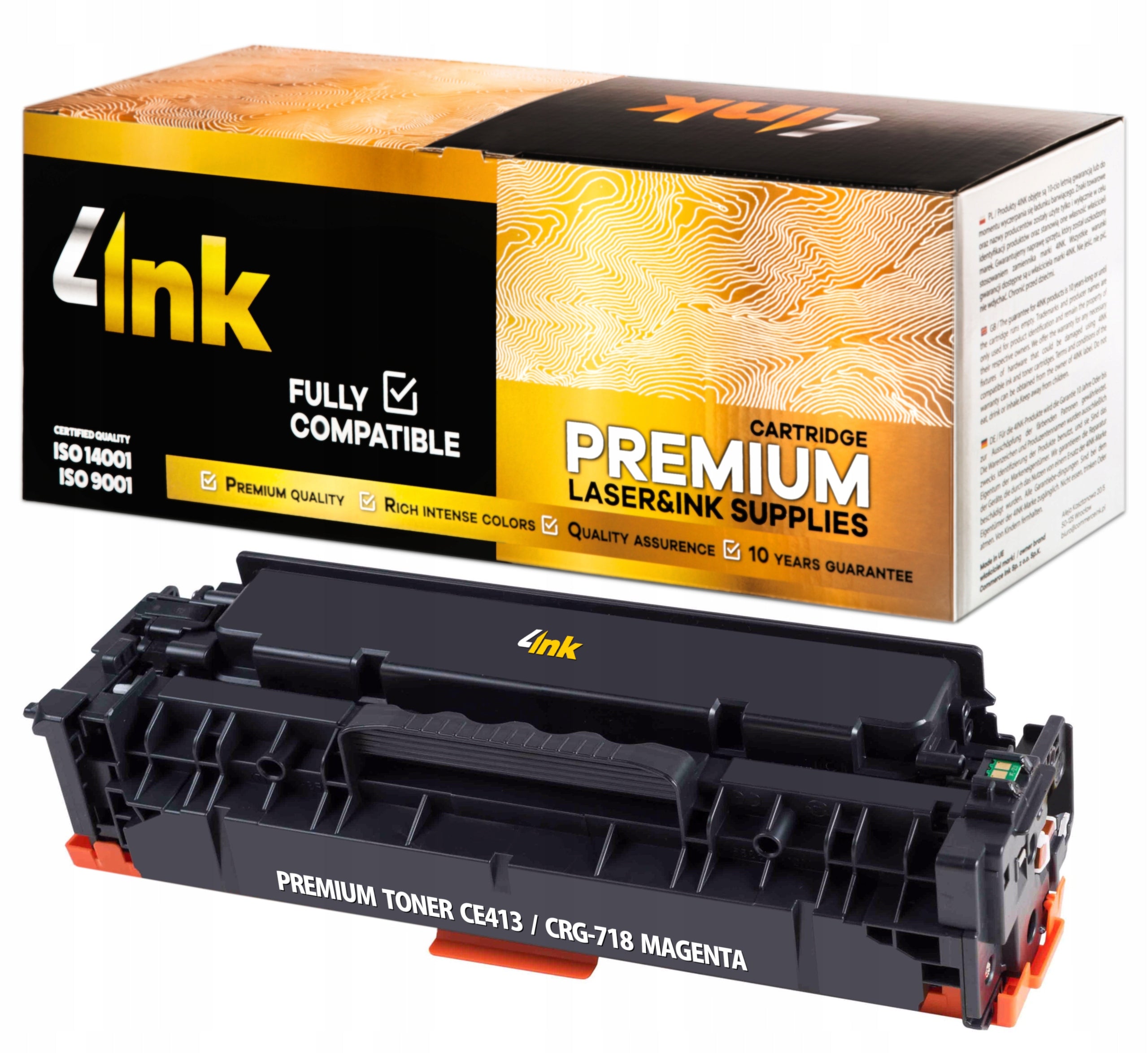 4x XL TONER FOR HP LASERJET M451dw M451nw MFP M375nw M451dw M475dw PRINTER Manufacturer code 305A / 305X / CE410A / CE410X