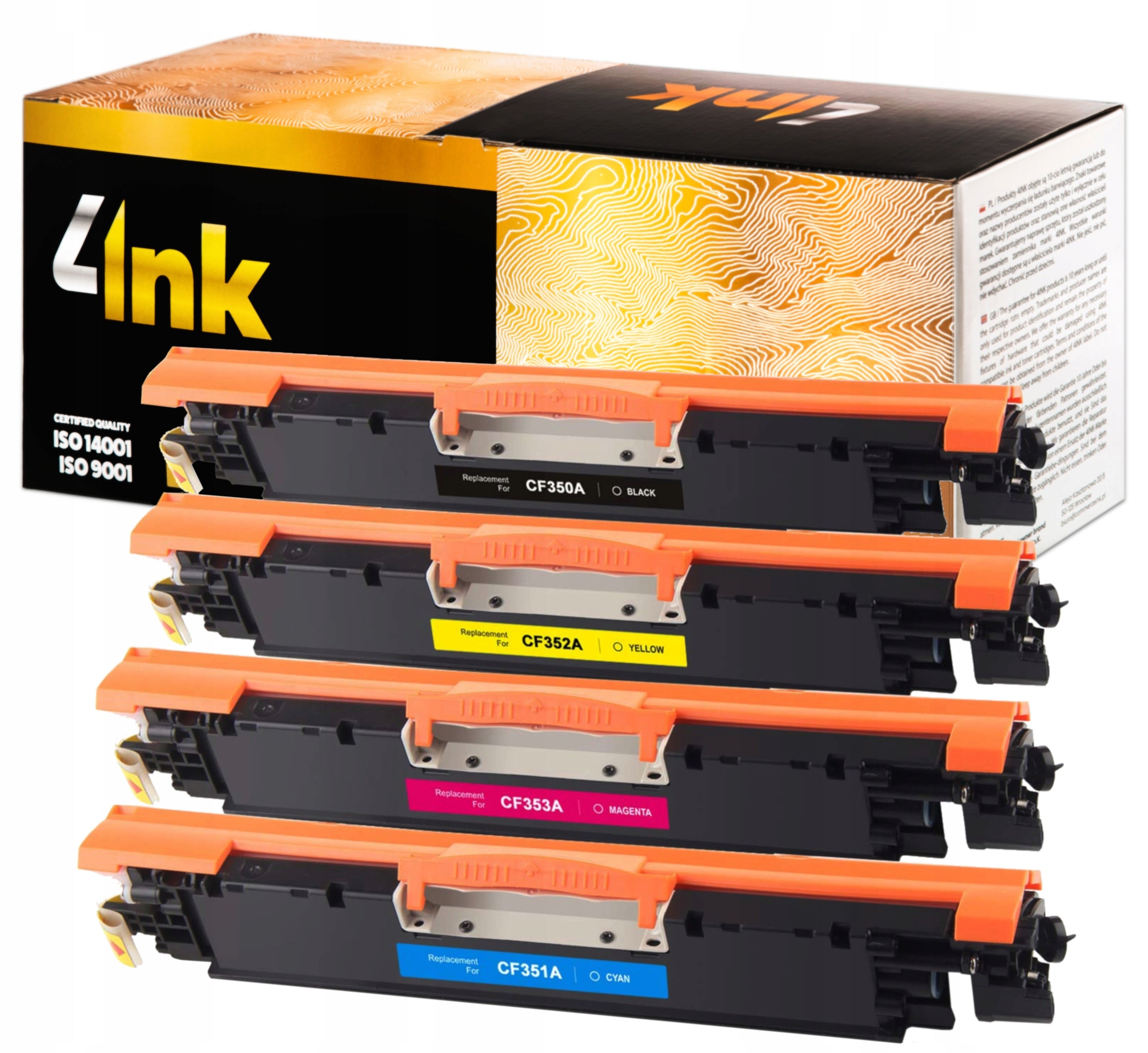 4x XL TONER FOR HP LASERJET PRO M176n M176fn M176nw M177fn M177fw PRINTER