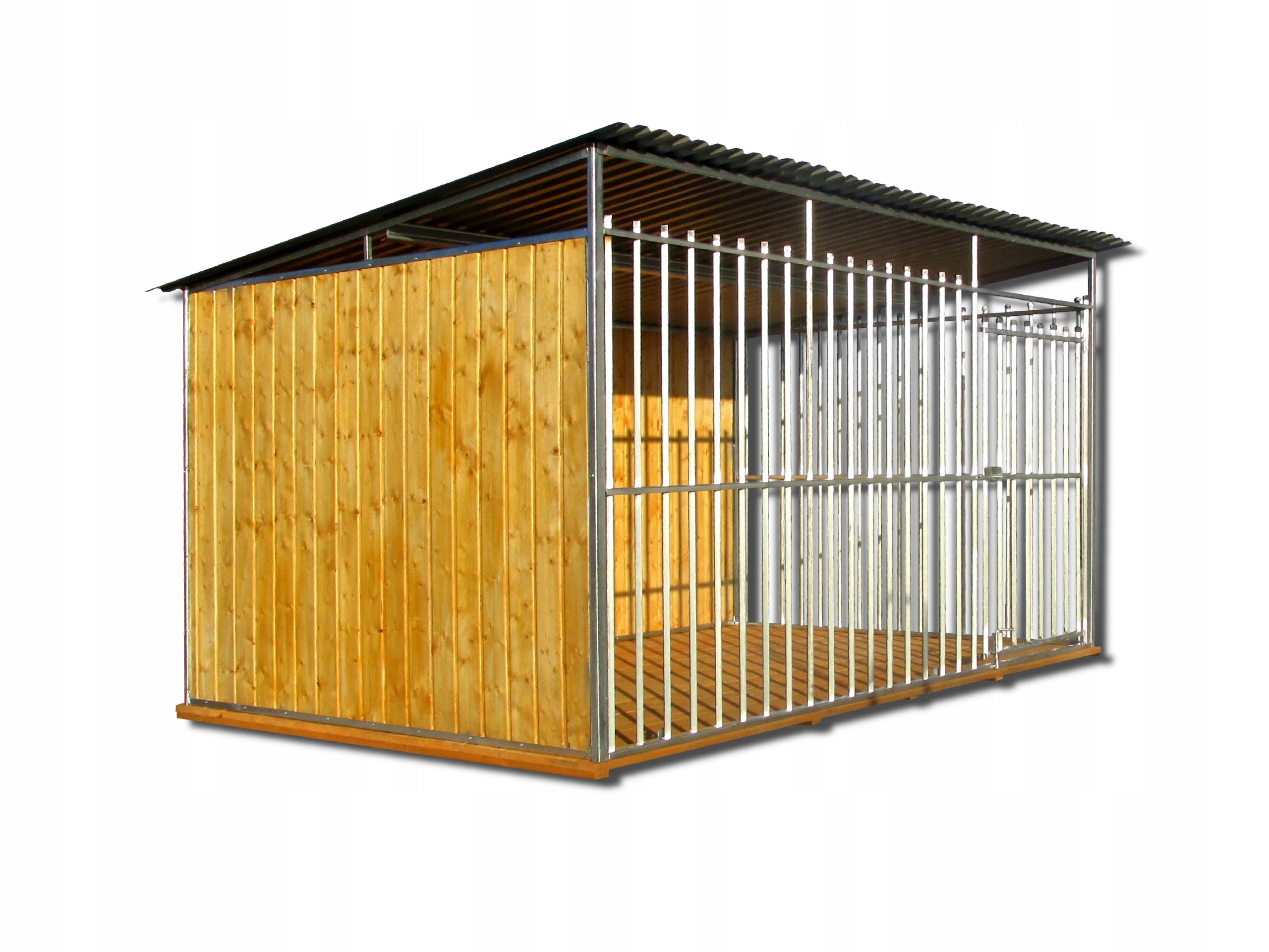 4x3 dog playpen with galvanized profile, floor and walls Whole Poland Kind playpen