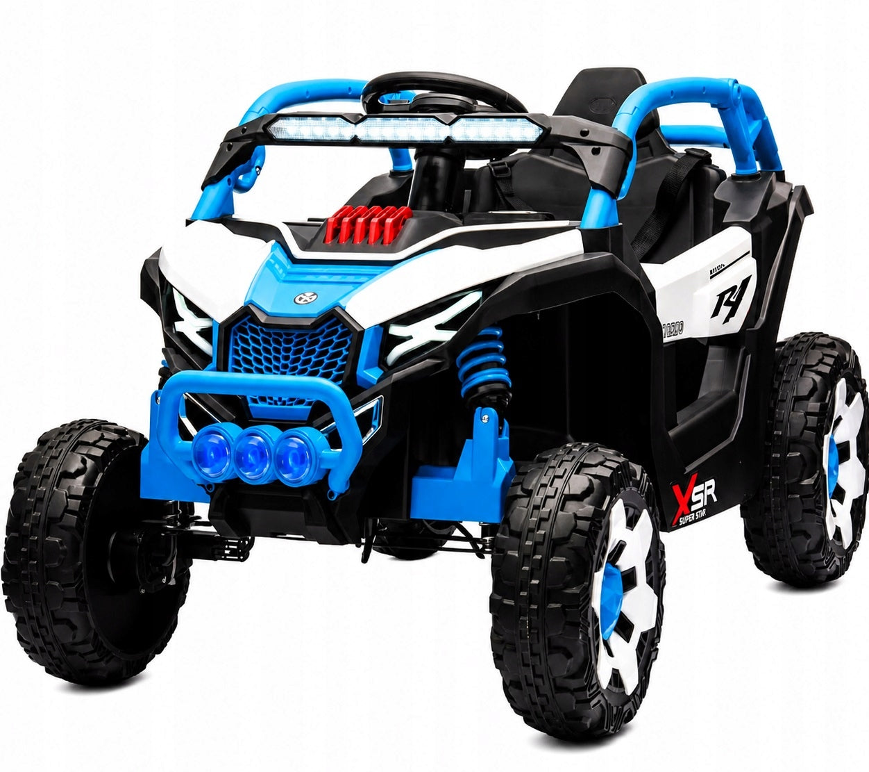 4x4 Buggy Battery Car for Kids + Remote Control | EVA Wheels | LED | MP3 Packaging status original