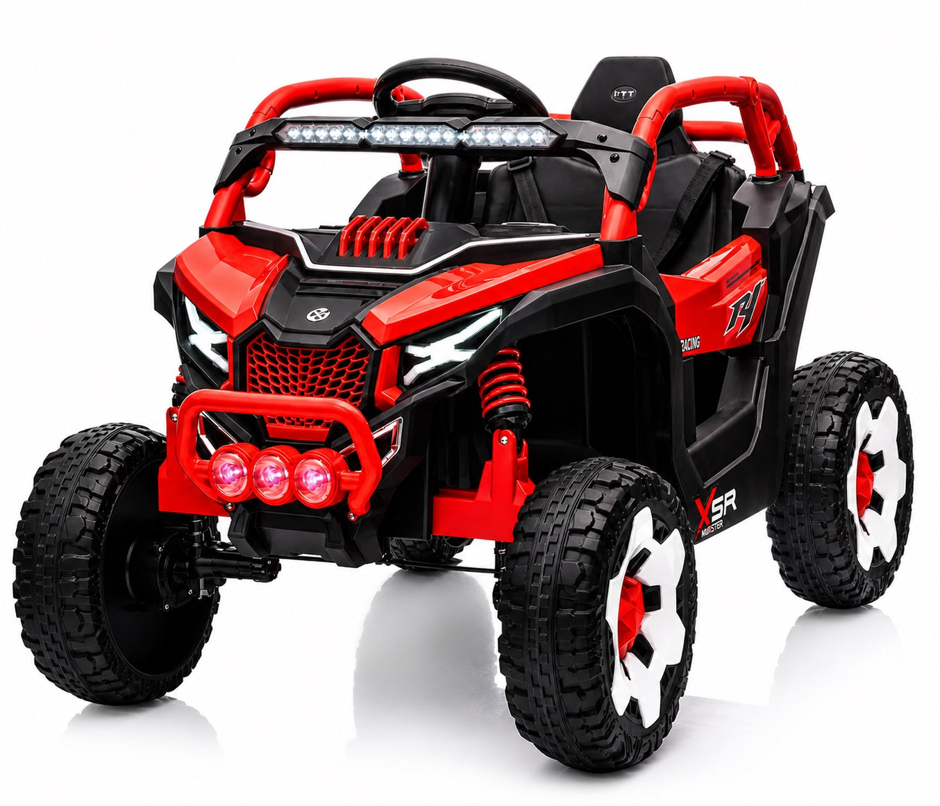 4x4 Buggy Battery Car for Kids + Remote Control | EVA Wheels | LED | MP3