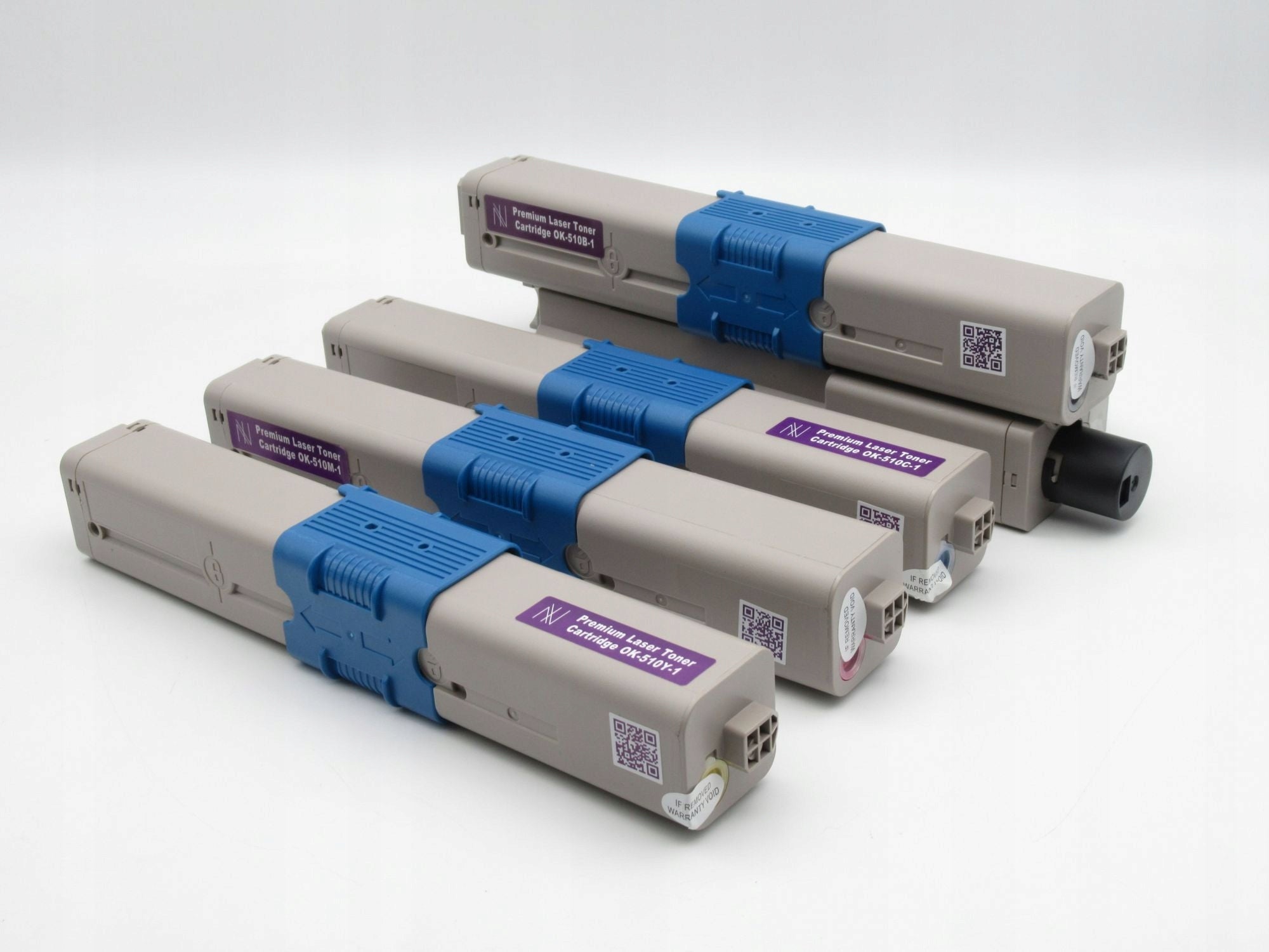 4xToner OKI C510 CMYK C511 C530DN C531 MC561 MC562 Color set