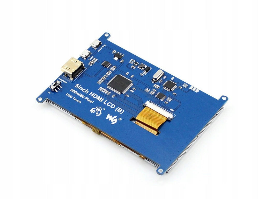 5" (B) LCD Touchscreen Display for Raspberry Manufacturer WaveShare