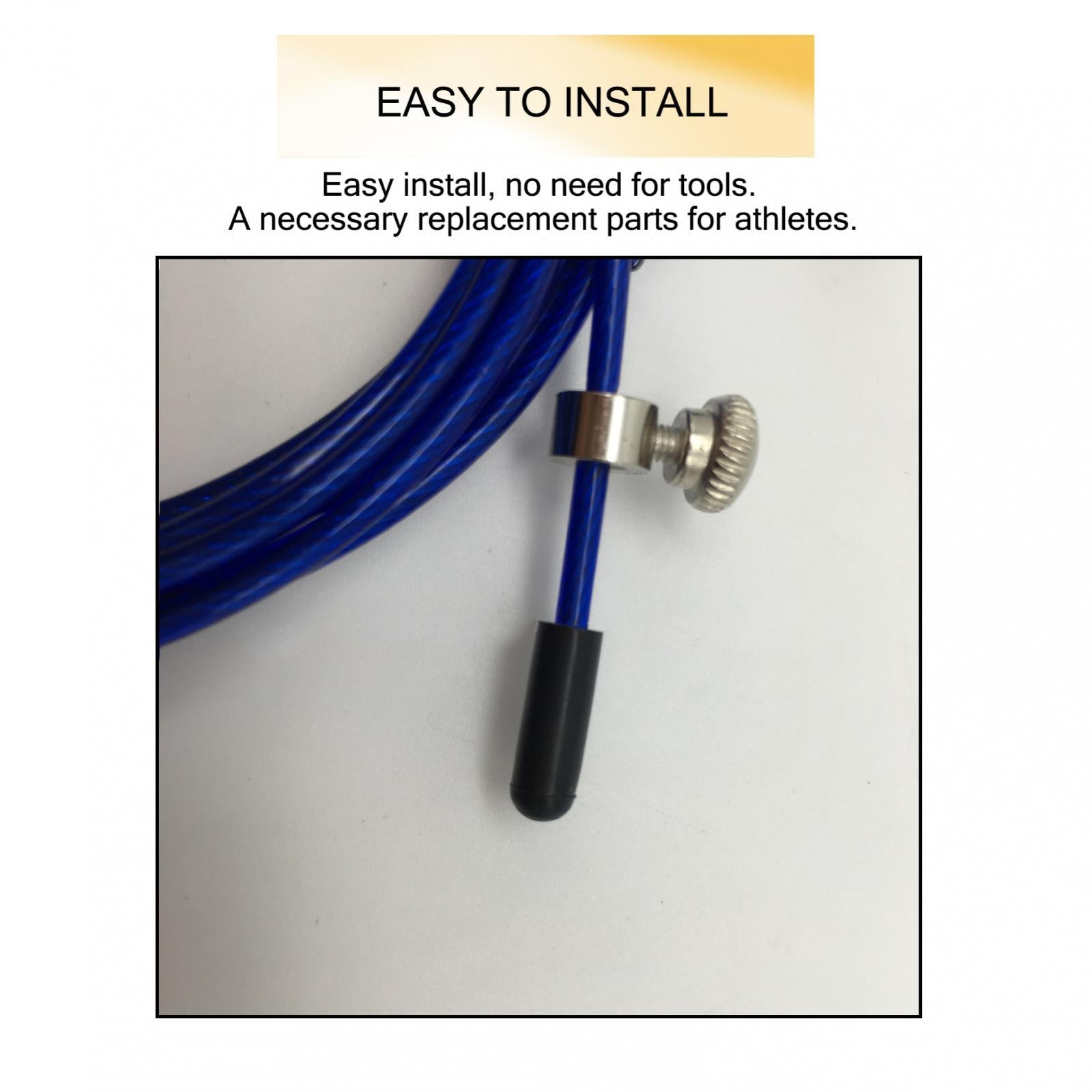 5 Bulk Jump Skipping Rope Screws, Cable Length Adjuster with End Caps for Rope length 1.7 cm
