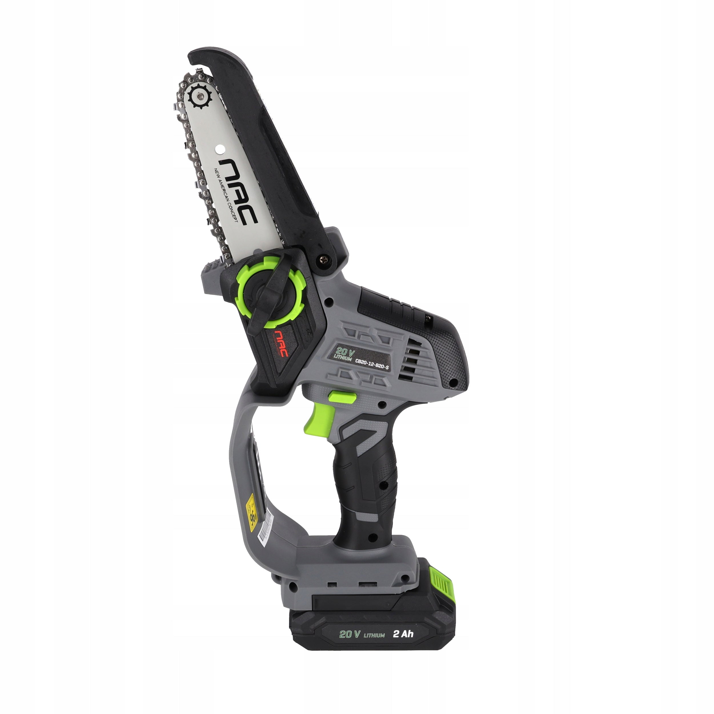 5" CORDLESS CHAINSAW WITH BATTERY AND CHARGER NAC 20V Batteries included yes