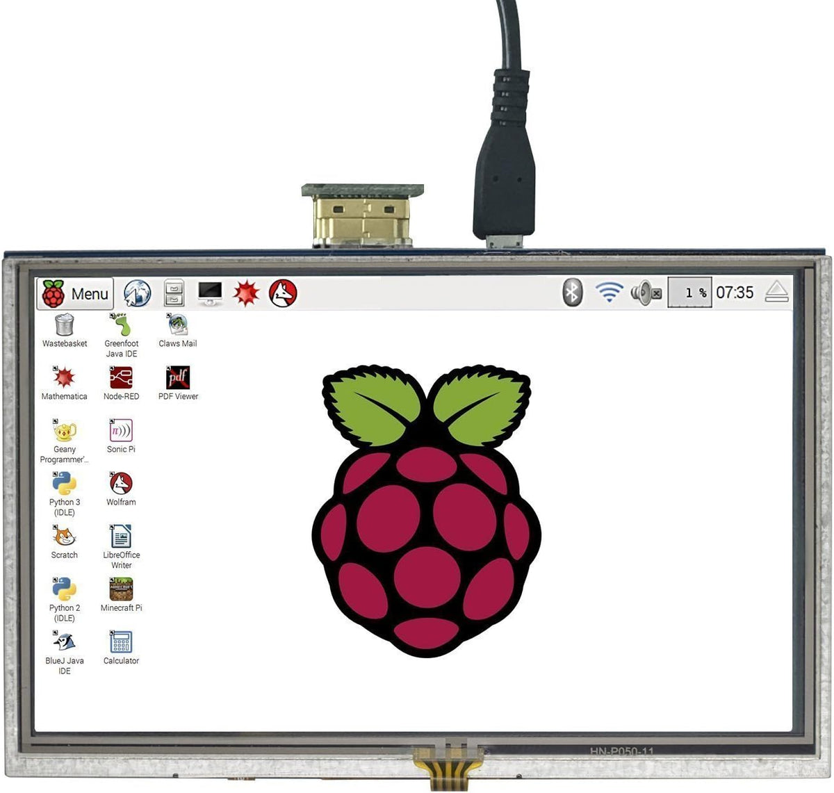 5" HD TFT LCD HDMI 800X480 RPI TOUCHSCREEN MONITOR