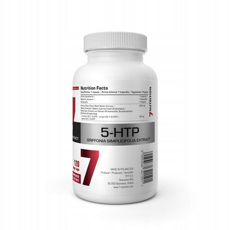 5-HTP 120 KAPS - 7NUTRITION Expiration date at least six months from the date of purchase