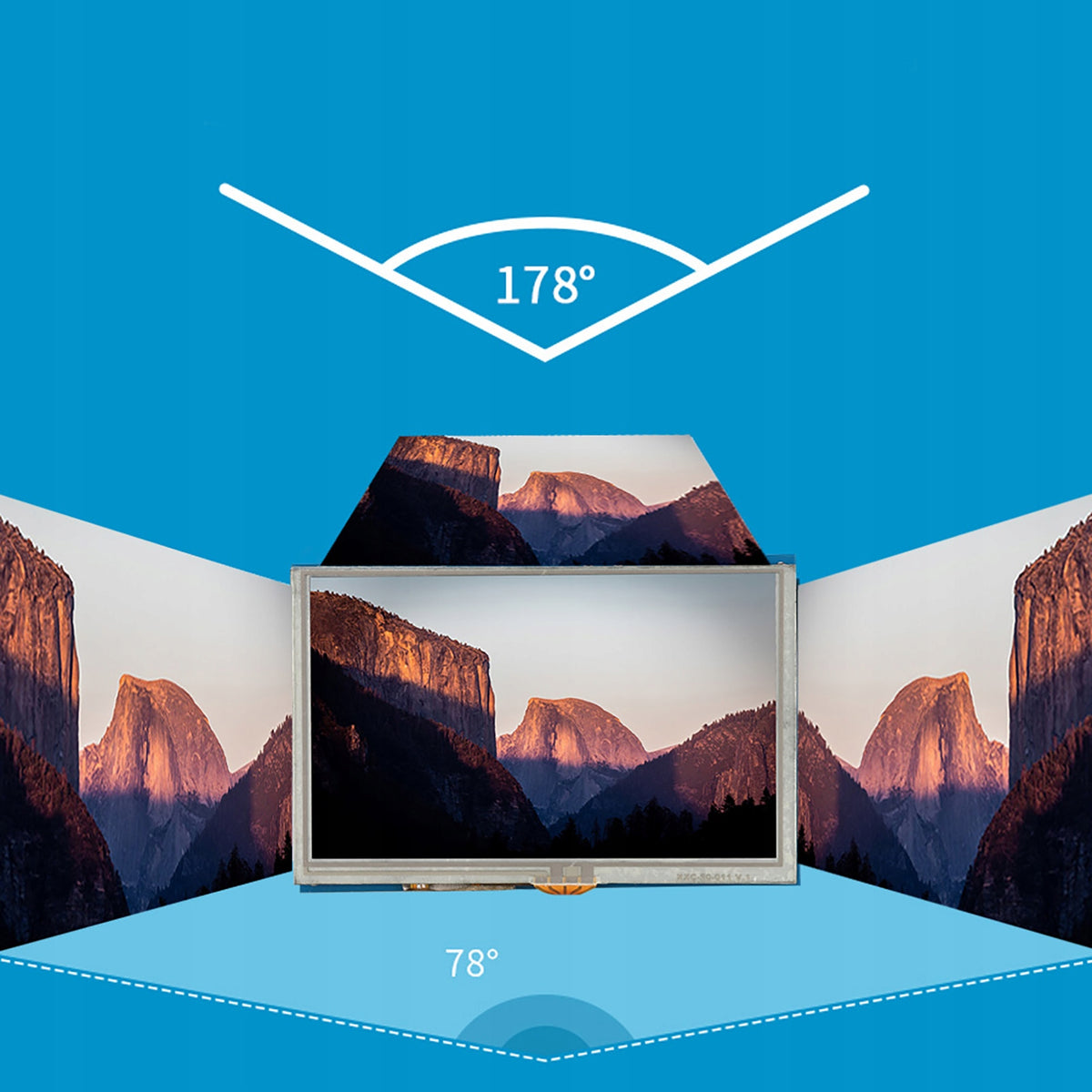 5' LCD HDMI DISPLAY TOUCH SCREEN HD 800X480PX FOR RASPBERRY PI Manufacturer no brand