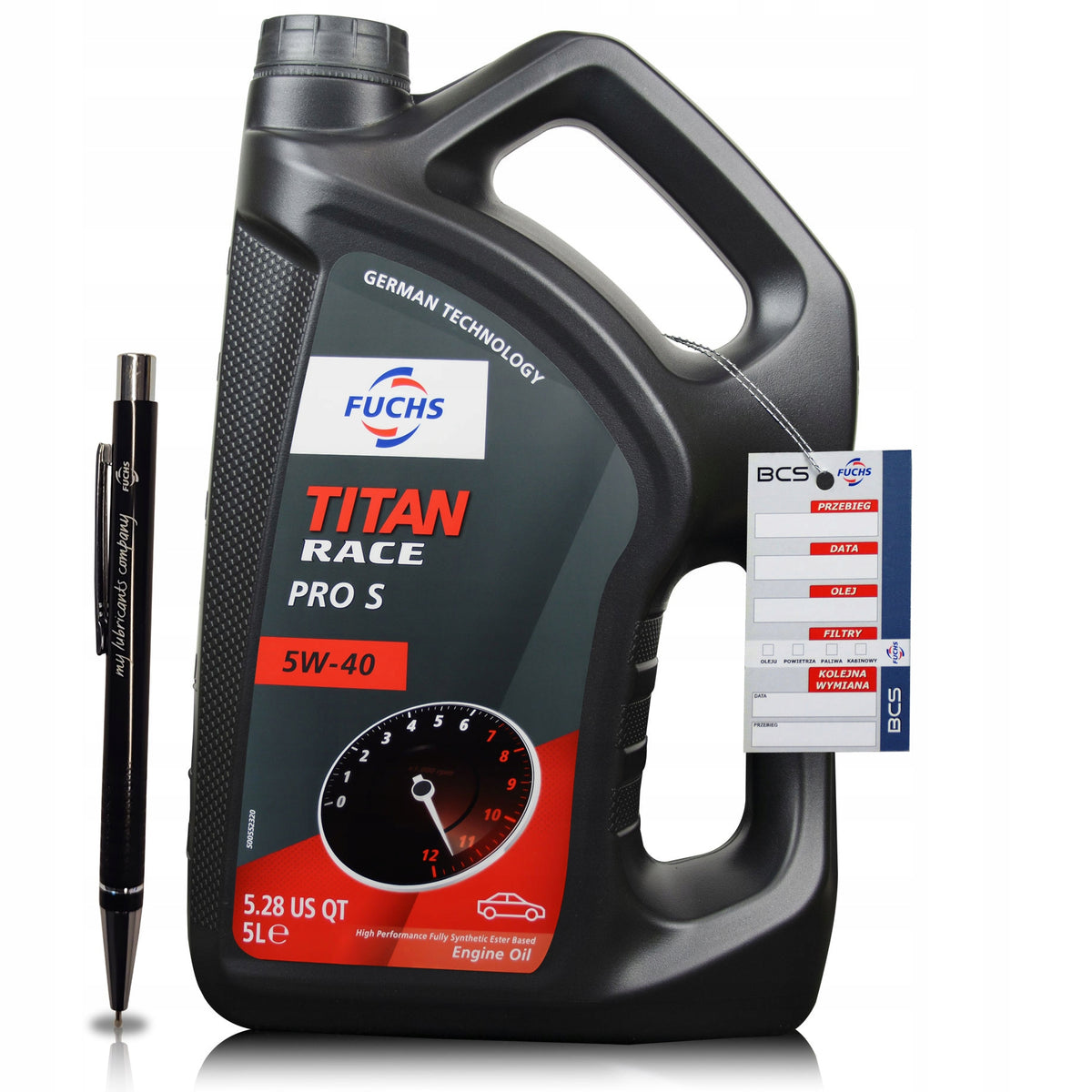 5 LITRES FUCHS TITAN RACE PRO S 5W40 - ENGINE OIL - FULL SYNTHETIC - 5L