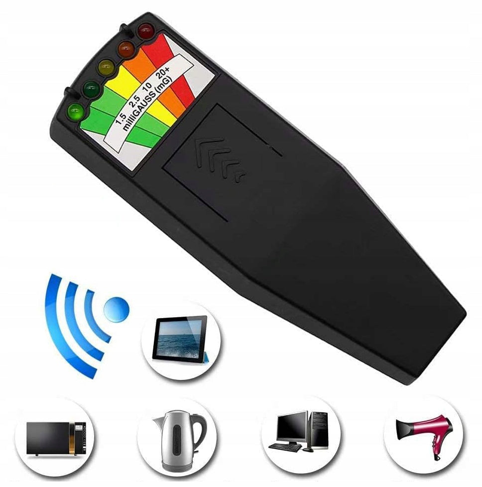5 Led EMF Meter Magnetic Field Detector Spirit