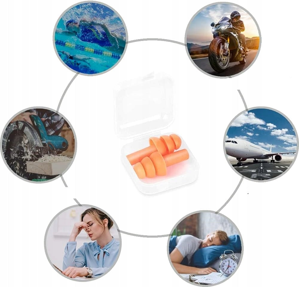 5 PAIRS EARPLUGS SOUND NOISE REDUCTION SWIMMING POOL LEARNING SWIMMING FOR BABY EAN (GTIN) 6661414359