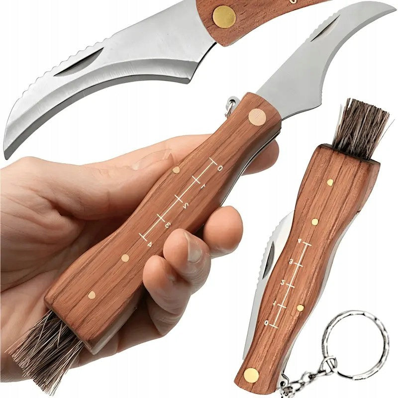5 PCS Litter Knife Pocket Knife Mushroom Knife Folding Gift For Dad Brother Packaging status original