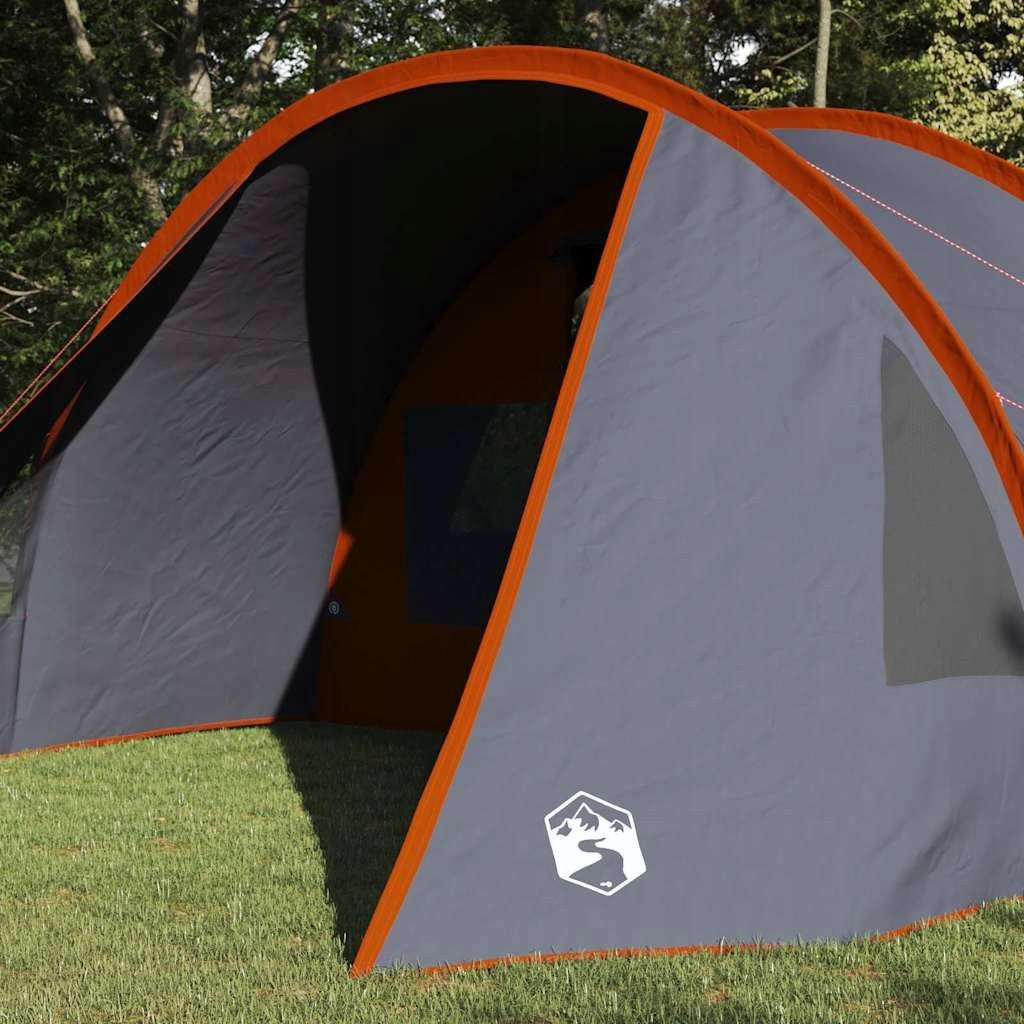 5-PERSON TUNNEL TENT WITH ROOF GREY AND ORANGE Manufacturer code 42004043
