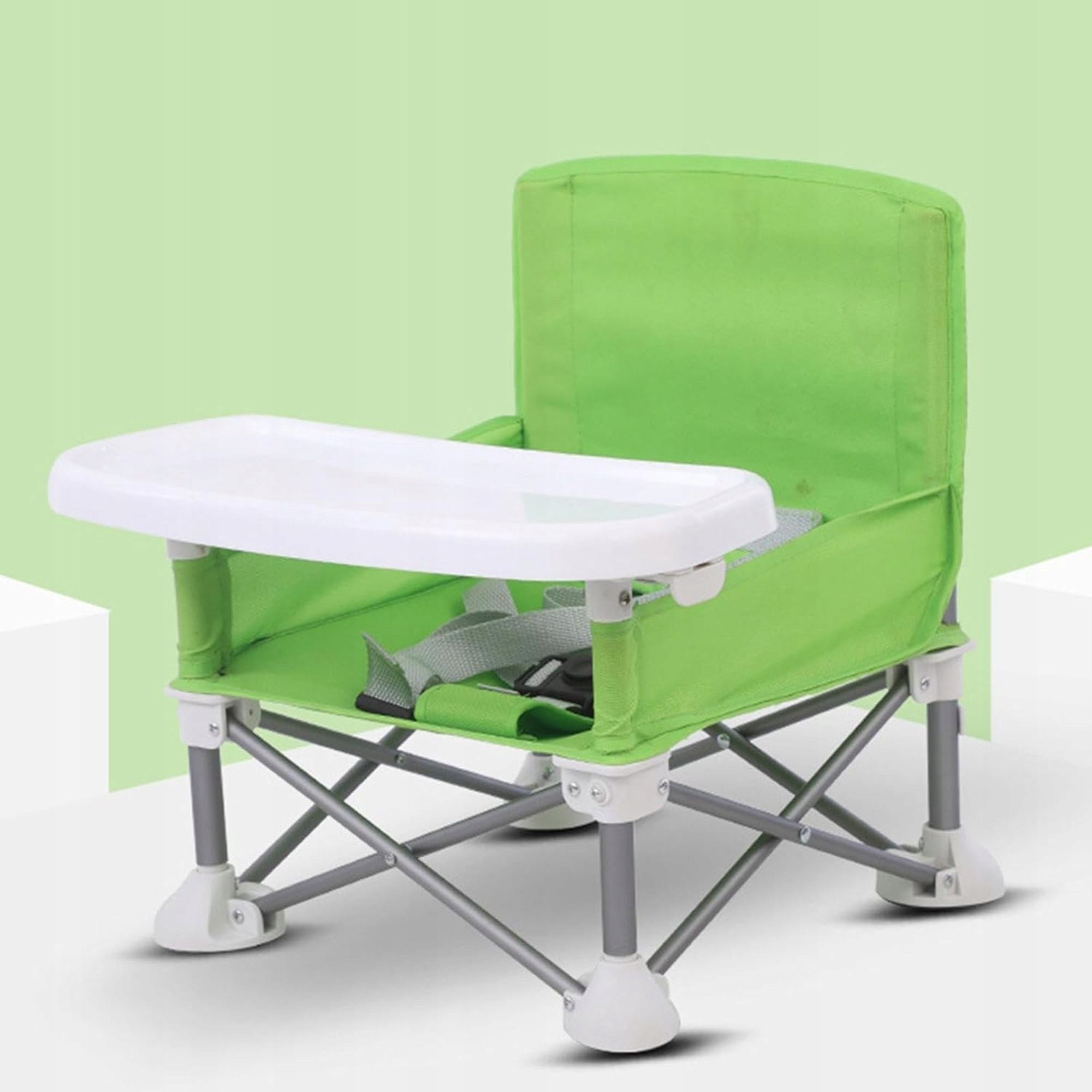 5-POINT FOLDING HIGH CHAIR, COMPACT AND PORTABLE, GREEN EAN (GTIN) 3831127505737