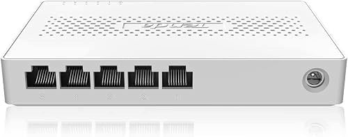 5 PORT GIGABIT ETHERNET NETWORK SWITCH FOR COMPUTER STEEL Manufacturer no brand