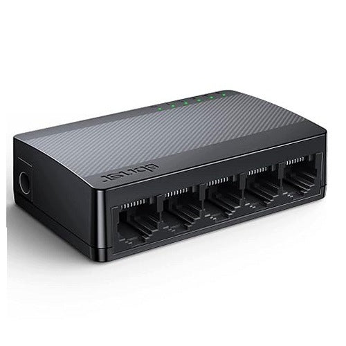 5 PORT GIGABIT ETHERNET NETWORK SWITCH FOR COMPUTER STEEL