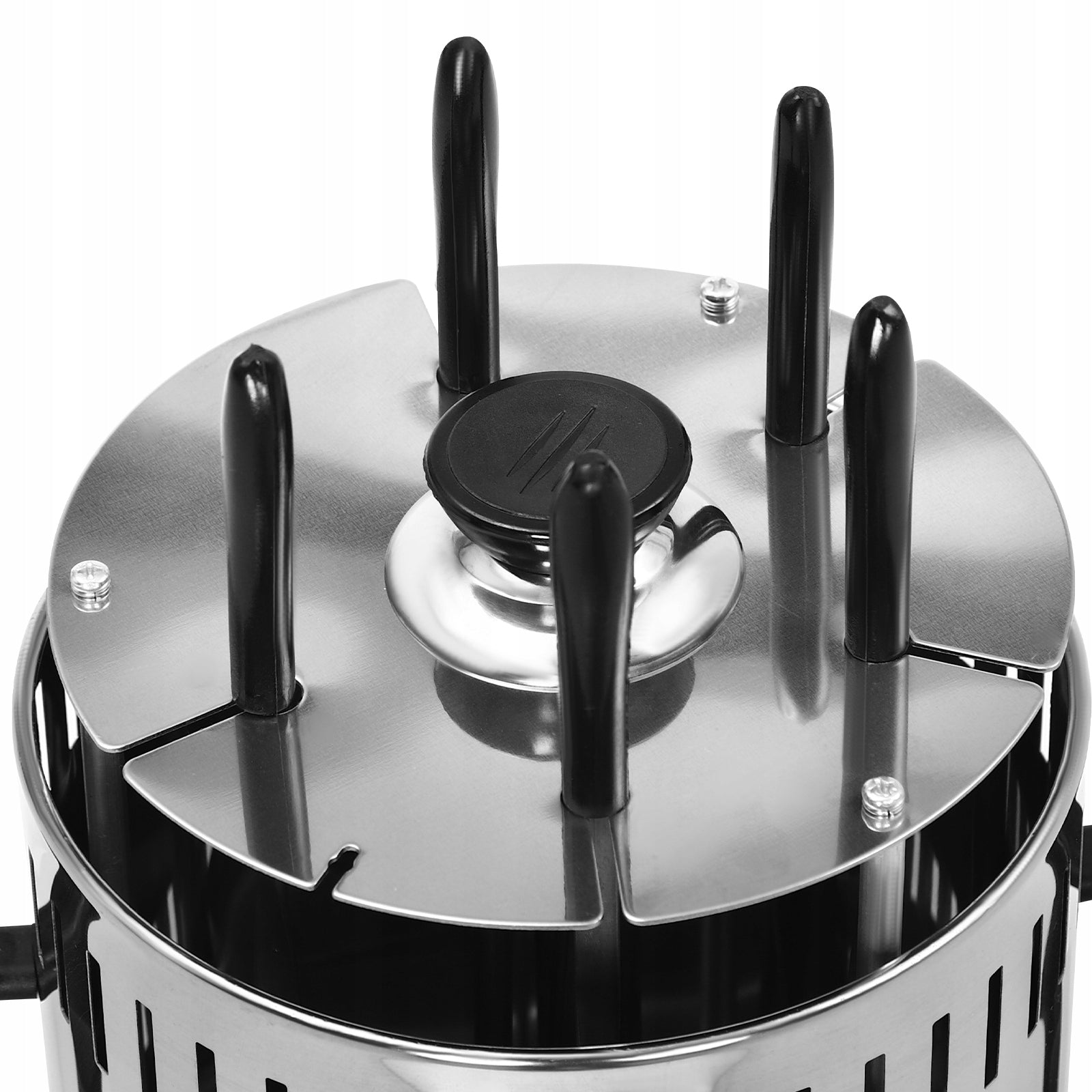 5-PRONG VERTICAL ELECTRIC GRILL ELECTRIC ROTATING GRILL MACHINE 1000W Dominant color black