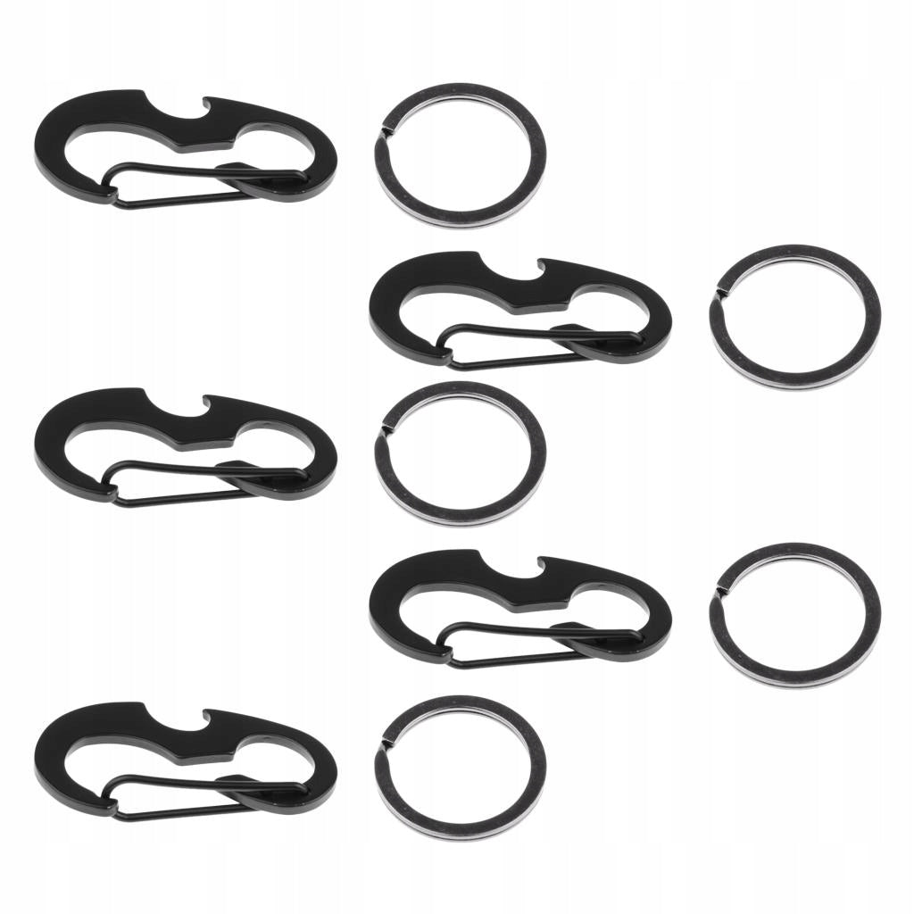 5 Pcs Carabiner Keychain Buckle / Bottle Opener for camping hiking Manufacturer code 01866010870