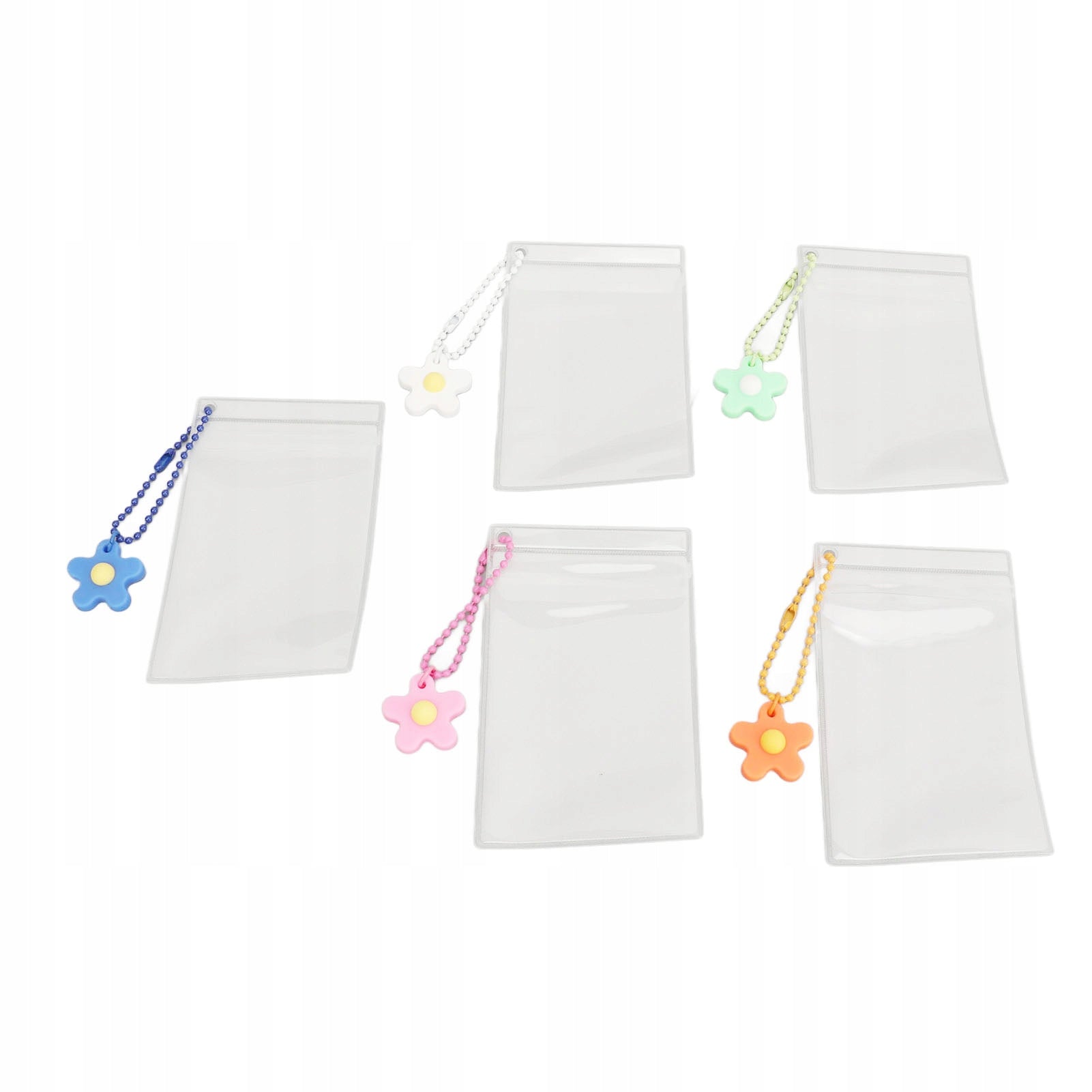 5 Pcs Double Sided Photo Frame Portable 3 Inch Transparent JF Brand no brand