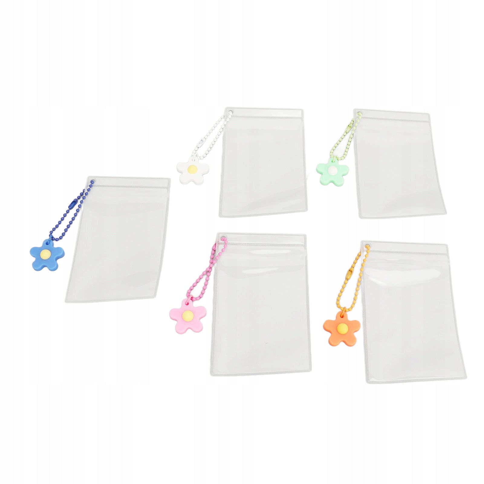 5 Pcs Double Sided Photo Frame Portable 3 Inch Transparent SZ Model 9087YACJ