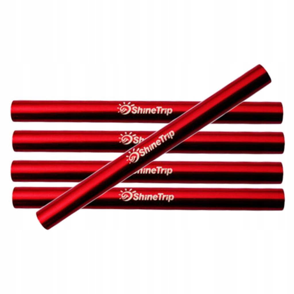 5 Pcs Outdoor Camping Tent Pole Repair Tube Aluminum Dia. 11