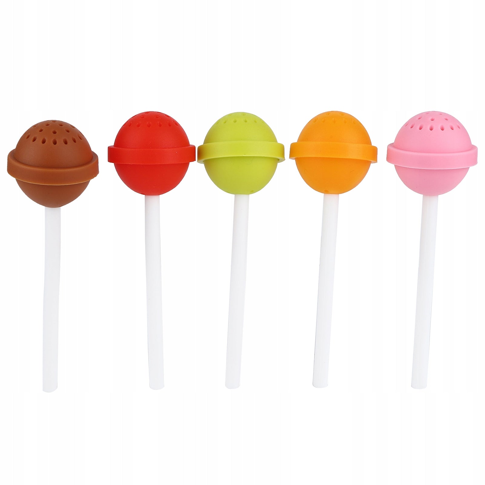5 Pcs Tea Maker Silicone Tea Strainer with GT Filter
