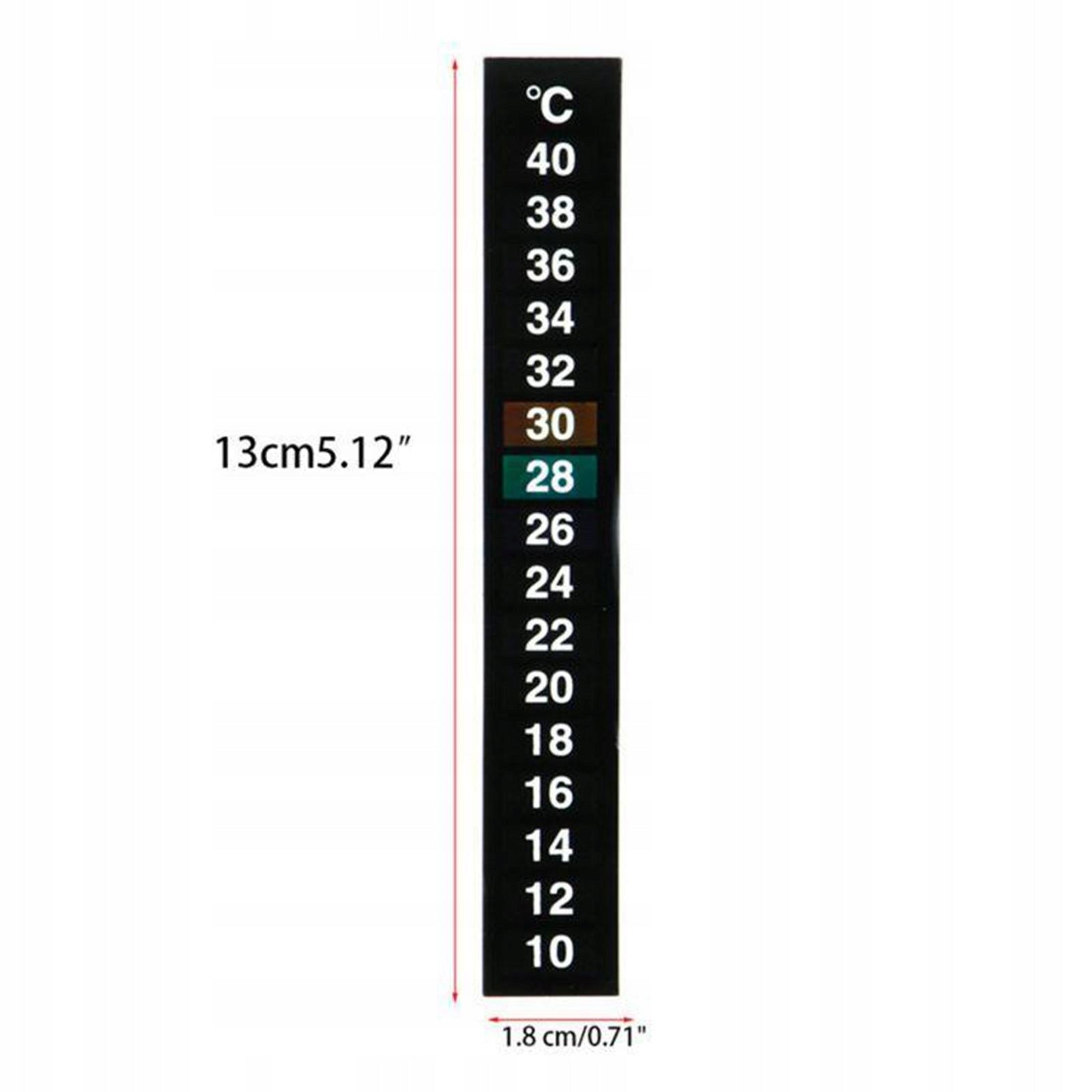5 Pcs Traditional Adhesitable Aquarium Thermometer Medical device type medical device or in-vitro diagnostic medical device