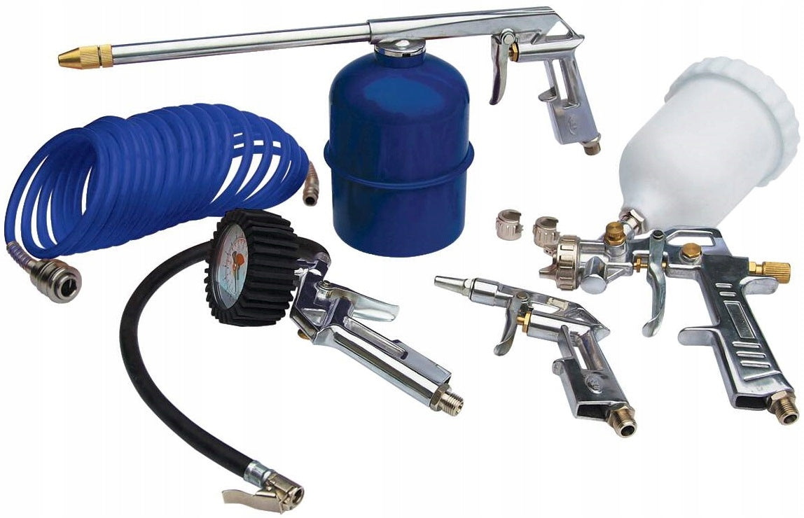 5-Piece Pneumatic Tool Set Workers Best