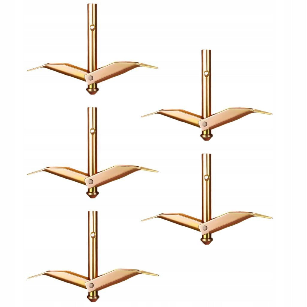 5 Pieces Ground Anchors Portable Professional Grape Trellis Small Gold