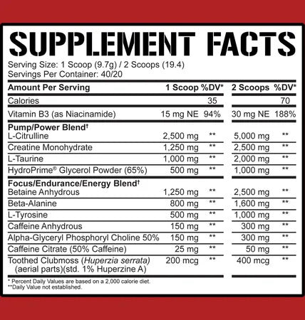 5% Rich Piana KILL IT Italian lemon ice 404g Pre-workout POWER ENERGY Expiration date at least six months from the date of purchase