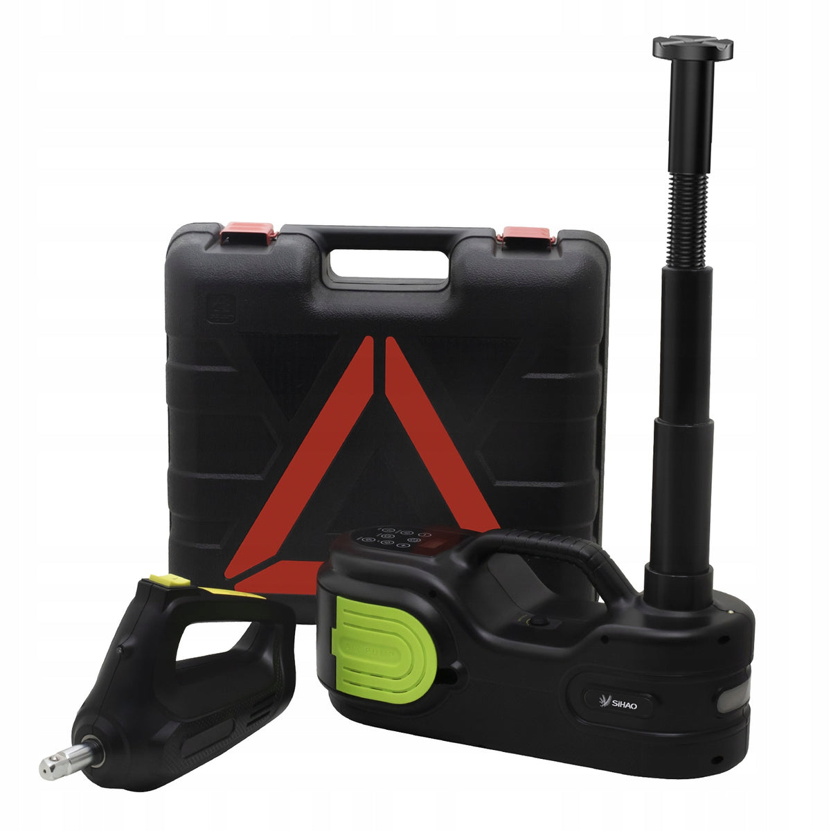 5-Ton Dual Cylinder Electric Hydraulic Car Jack Wrench Set 12V DC