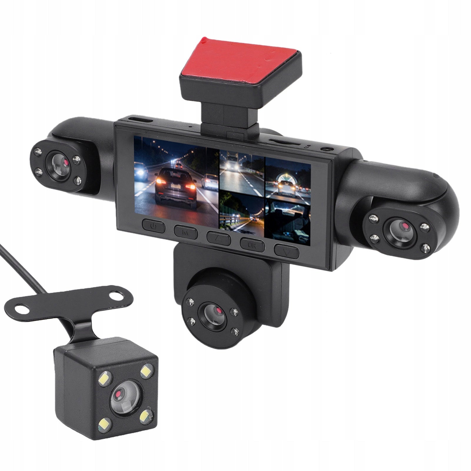 5 cameras Dashboard camera 1080P 140° wide angle HT mode Brand no brand