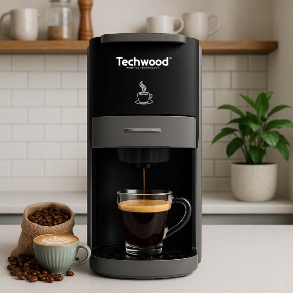 5-in-1 Coffee Maker Techwood TCA-026N, 20 Bar, 1350 W, 0,7 l Model TCA-026N