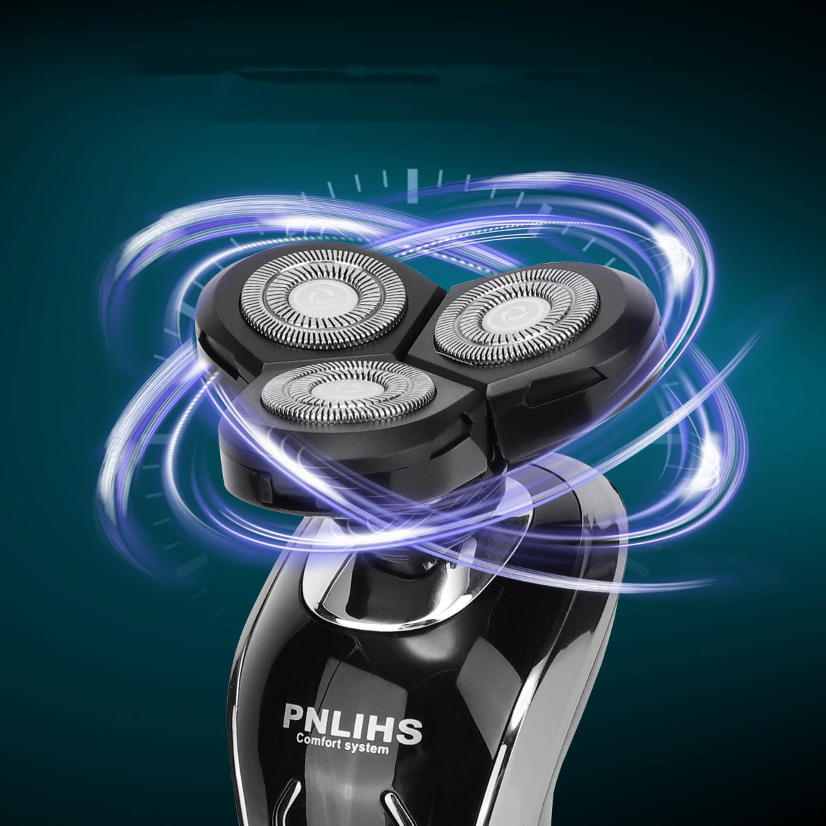 5 in 1 Digital Electric Shaving USB Charging Gun as Gift Type head