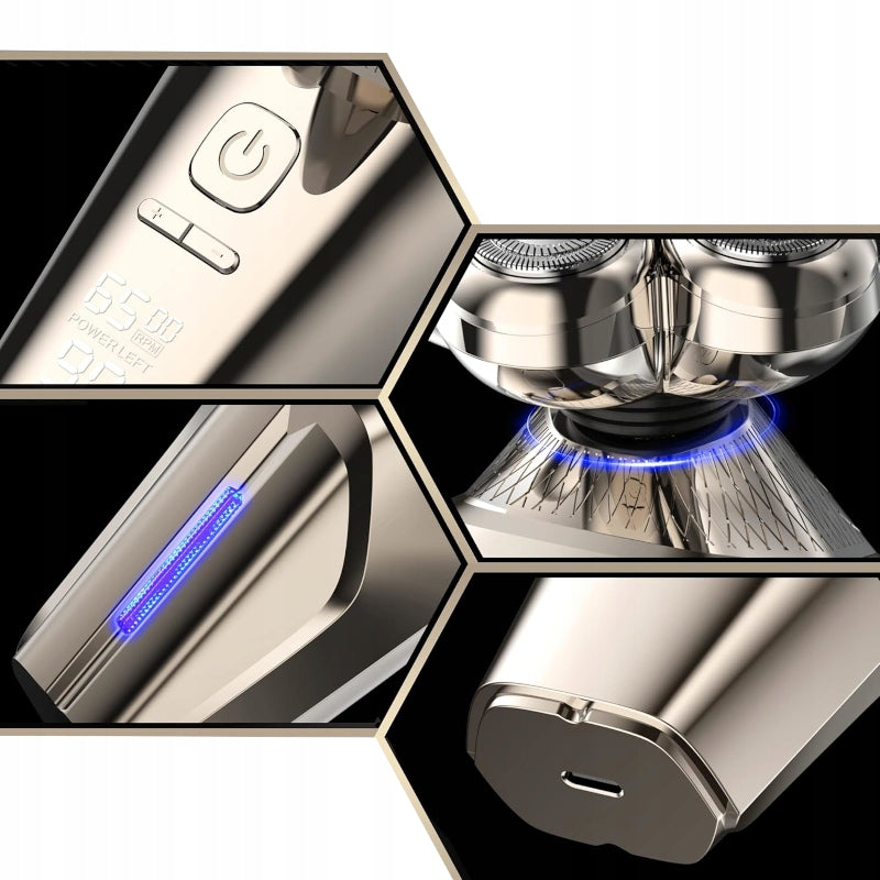 5-in-1 Electric Shaver, Wet/Dry Multifunctional, 7D, LED Packaging status original
